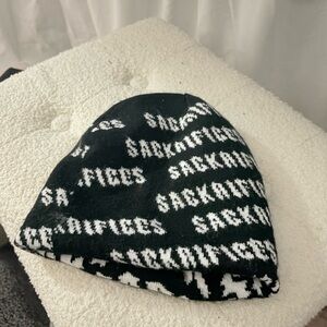 Kids Black and White Beanie